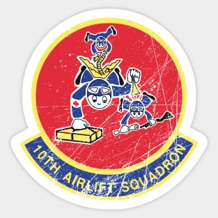 10th Airlift Squadron Vintage Sticker